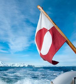 Grönländische Flagge