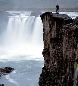 Wasserfall in Island
